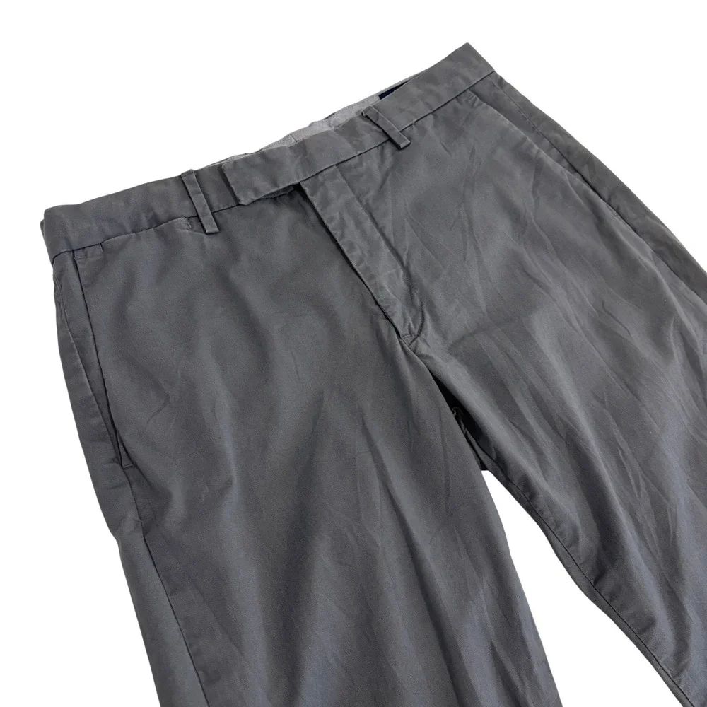 Polo Ralph Lauren Straight Fit Chino Pants Mens 32x29 Gray Stretch Cotton Blend